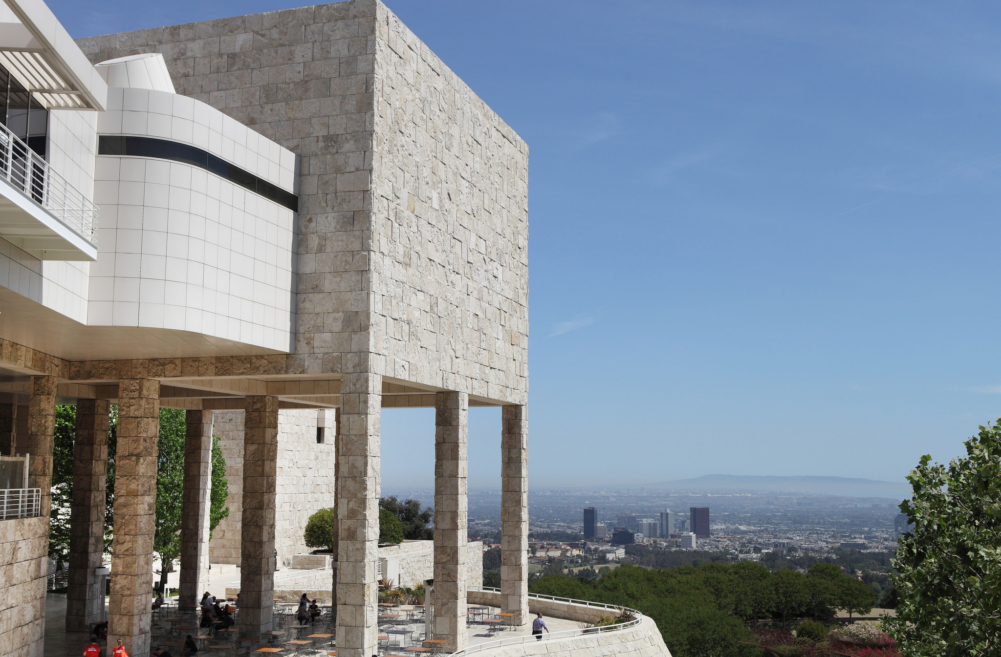The Restaurant at the Getty Center is one of 5 Restaurants with Breathtaking Views in Los Angeles