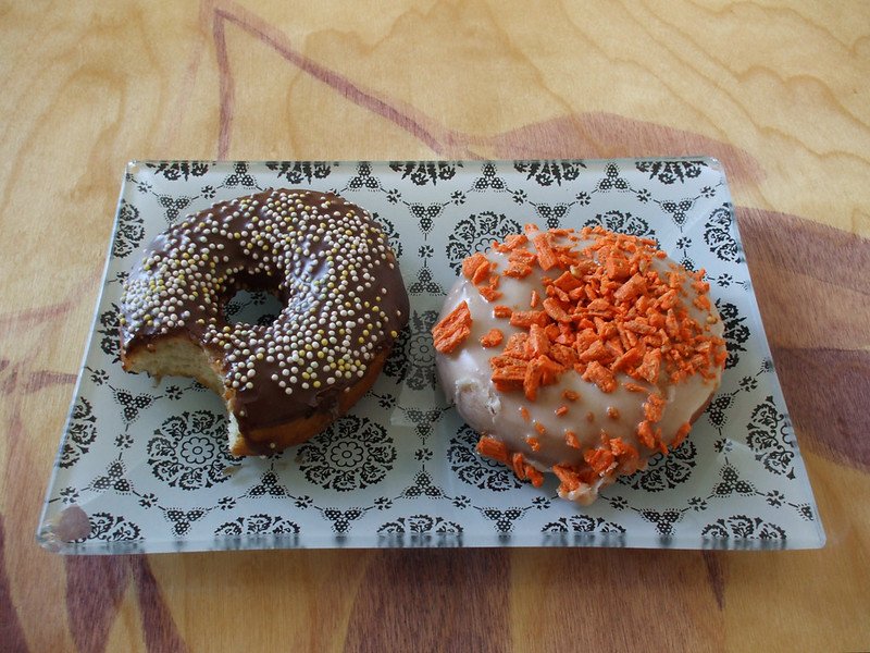 best places to eat in los angeles cheap includes two vegan donuts 