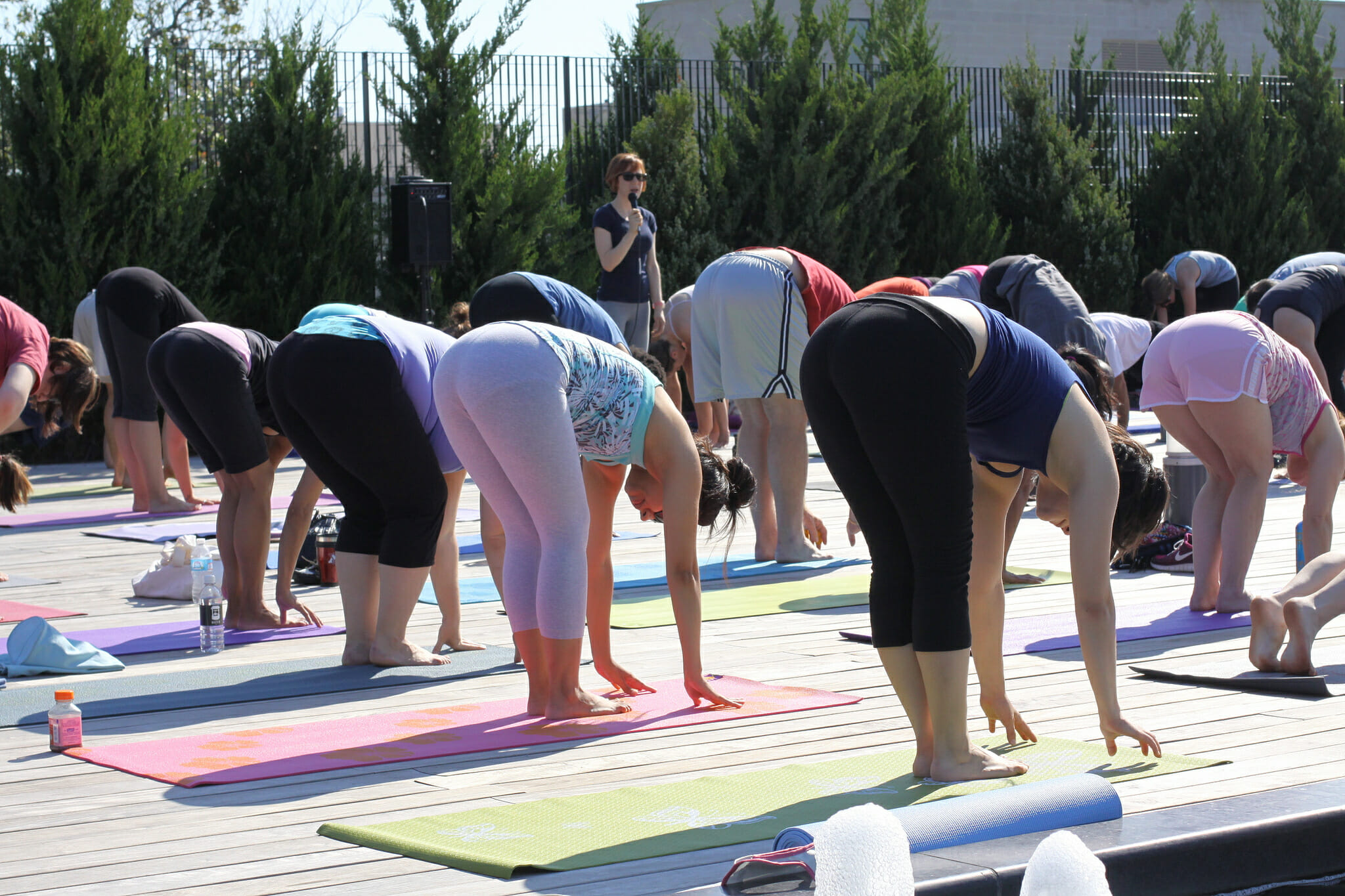 take a free yoga class from Club Free Time: 10 Fun and Frugal Things To Do in Manhattan