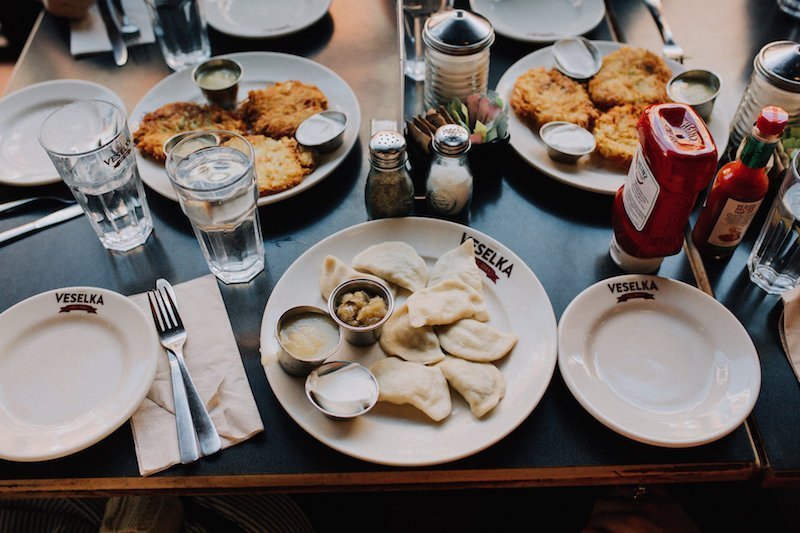 5 Best Lunch Counters in East Village-stop at pierogies at Veselka
