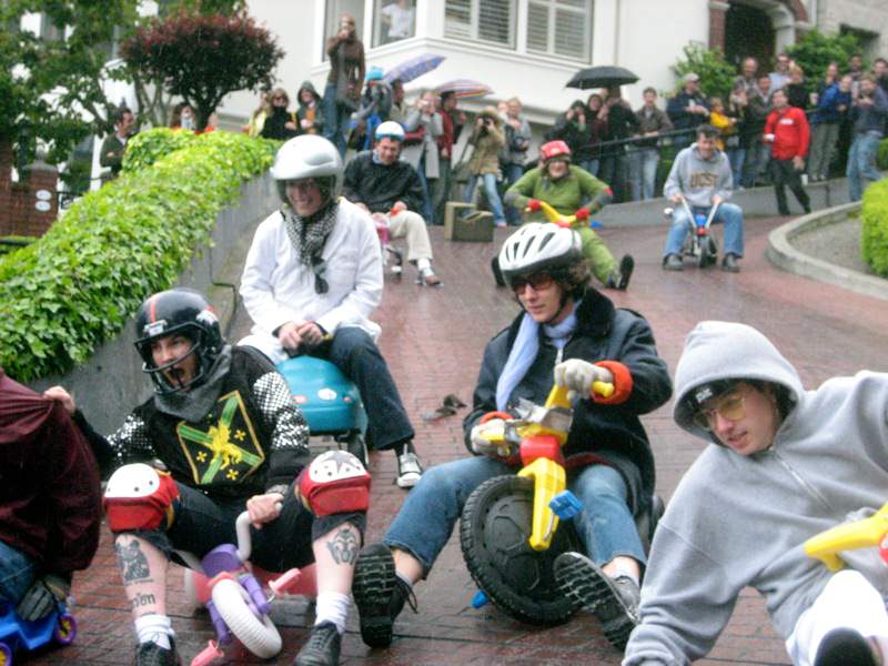 3 Cool and Unusual Things to Do in San Francisco: Big Wheel Race