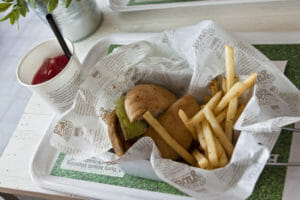 a vegan burger and fries at veganburg. The Best Vegetarian Restaurants In San Francisco
