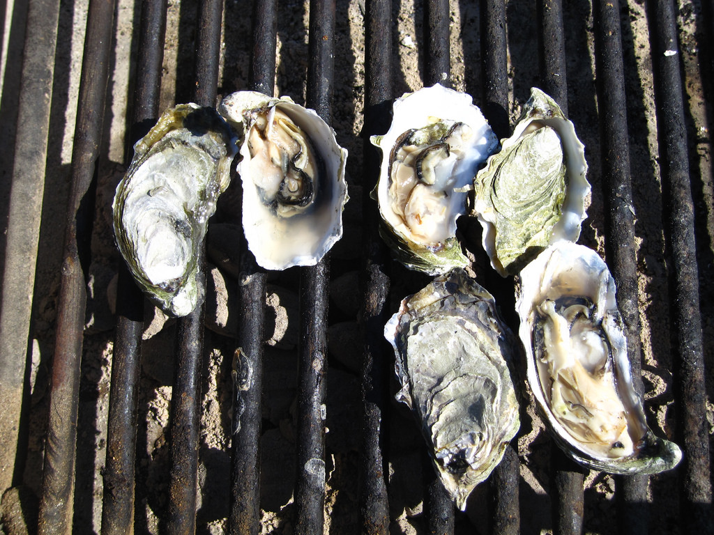 Five Places We Love For San Francisco Seafood: Hog Island oysters on the bbq