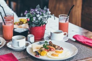 table-full-of-brunch-food-and-drink